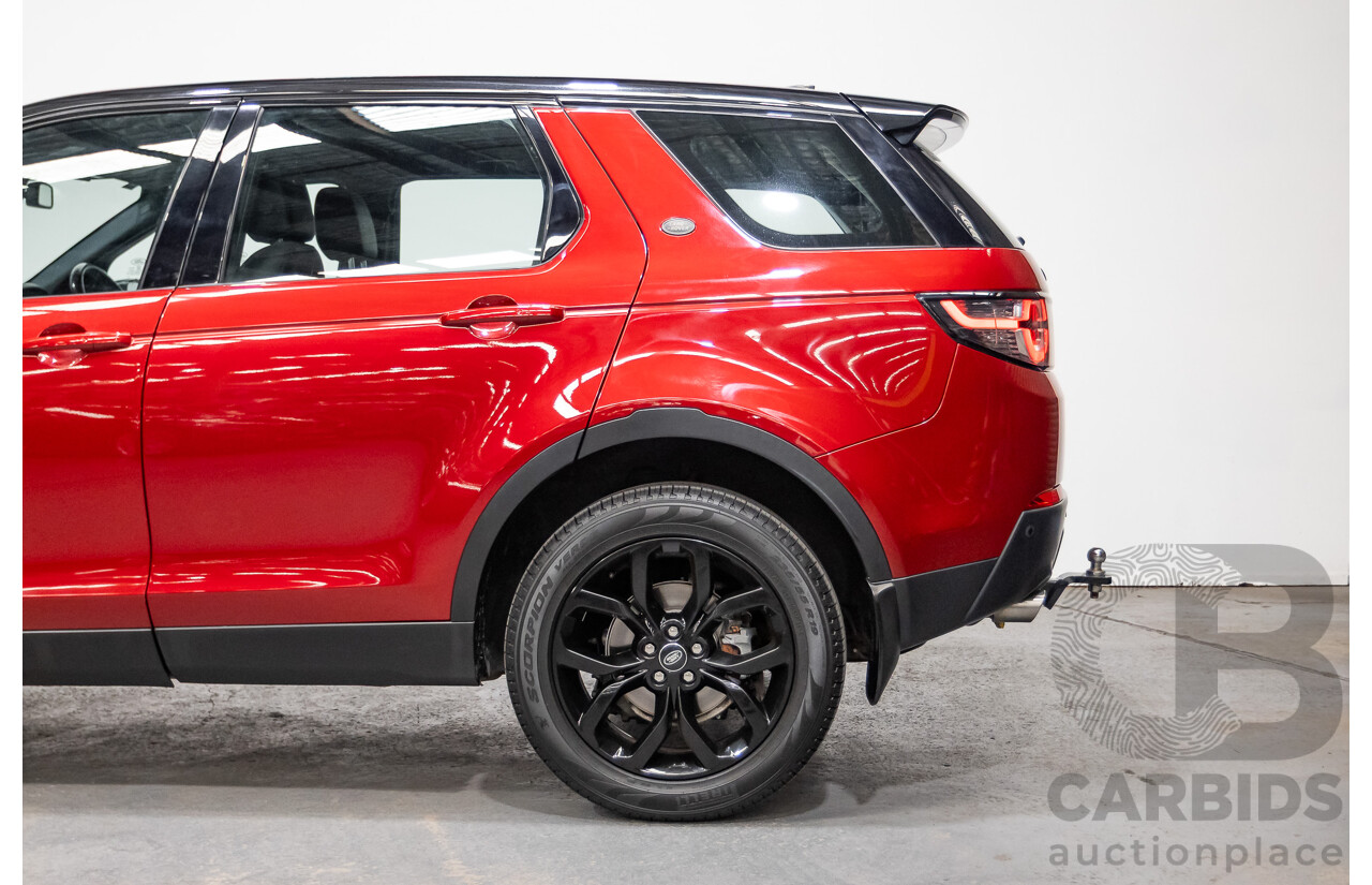 08/2017 Land Rover Discovery Sport TD4 180 HSE (AWD) LC MY17 4D Wagon Firenze Red Turbo Diesel 2.0L
