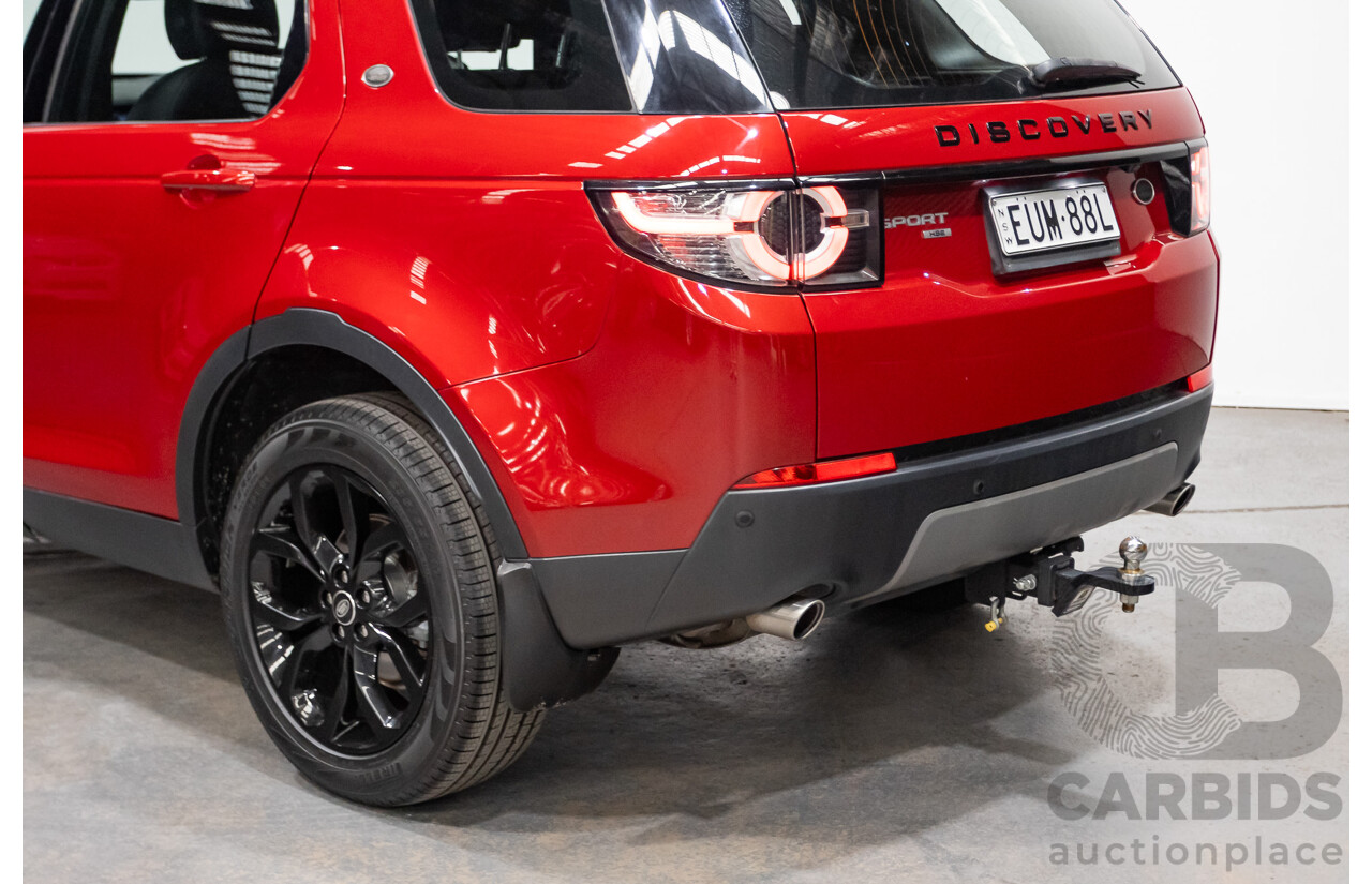 08/2017 Land Rover Discovery Sport TD4 180 HSE (AWD) LC MY17 4D Wagon Firenze Red Turbo Diesel 2.0L