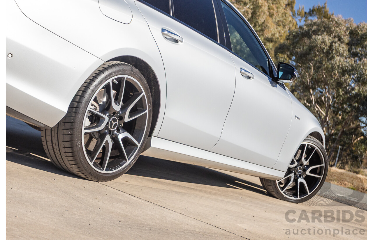 05/2017 Mercedes Benz E43 AMG 4Matic (AWD) MY17 W213 4d Sedan Iridium Silver Metallic Twin Turbo V6 3.0L