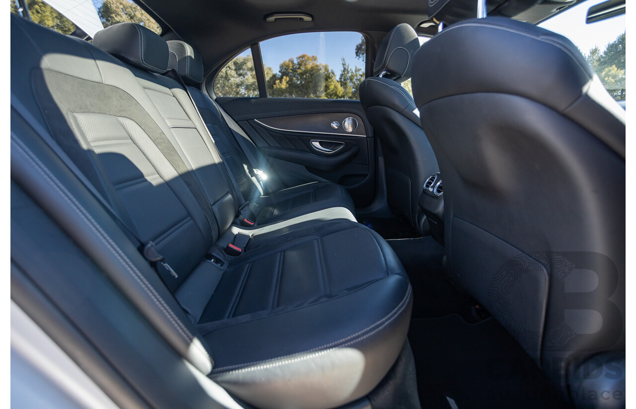 05/2017 Mercedes Benz E43 AMG 4Matic (AWD) MY17 W213 4d Sedan Iridium Silver Metallic Twin Turbo V6 3.0L