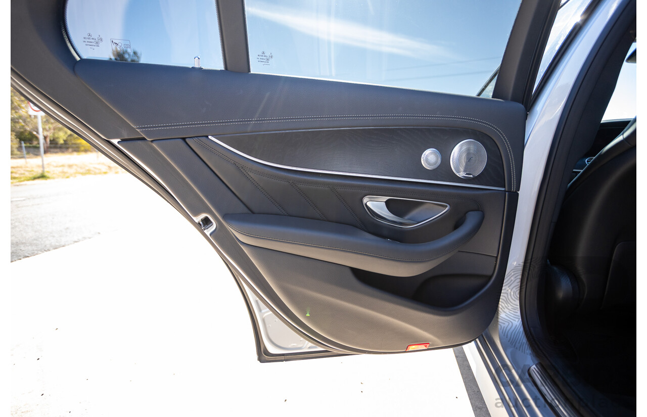 05/2017 Mercedes Benz E43 AMG 4Matic (AWD) MY17 W213 4d Sedan Iridium Silver Metallic Twin Turbo V6 3.0L