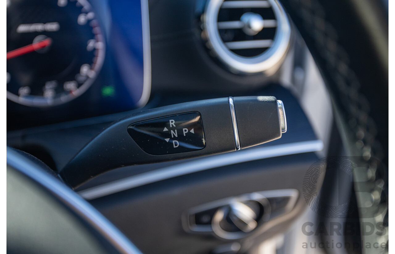 05/2017 Mercedes Benz E43 AMG 4Matic (AWD) MY17 W213 4d Sedan Iridium Silver Metallic Twin Turbo V6 3.0L