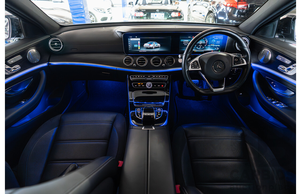 05/2017 Mercedes Benz E43 AMG 4Matic (AWD) MY17 W213 4d Sedan Iridium Silver Metallic Twin Turbo V6 3.0L