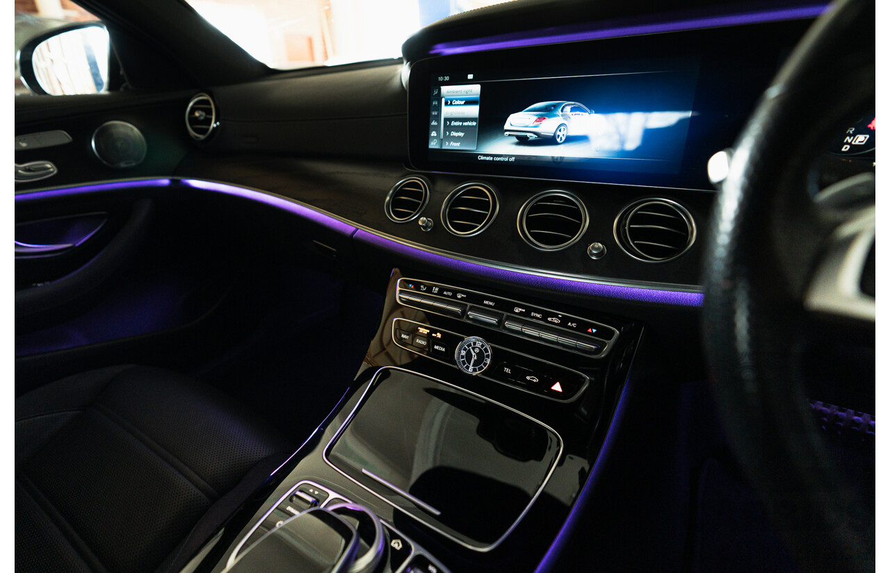 05/2017 Mercedes Benz E43 AMG 4Matic (AWD) MY17 W213 4d Sedan Iridium Silver Metallic Twin Turbo V6 3.0L