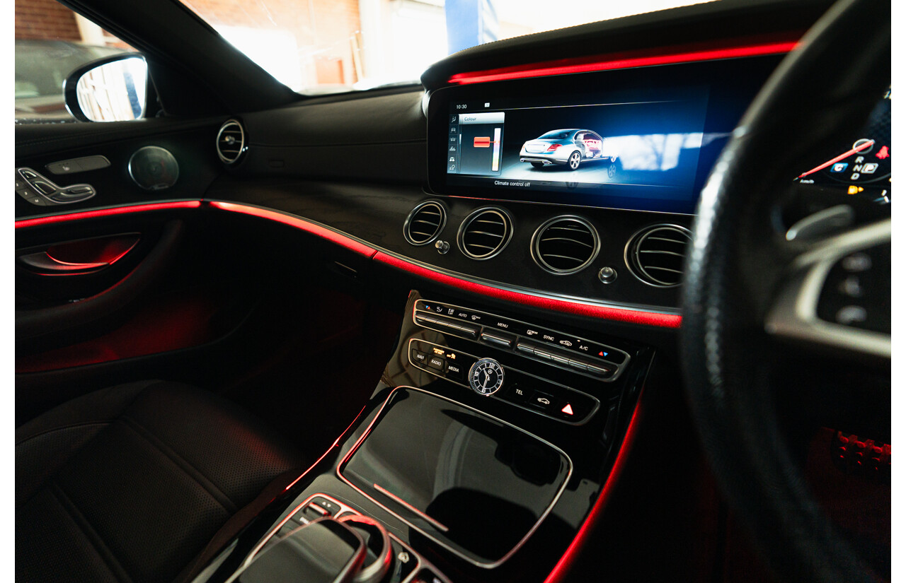 05/2017 Mercedes Benz E43 AMG 4Matic (AWD) MY17 W213 4d Sedan Iridium Silver Metallic Twin Turbo V6 3.0L