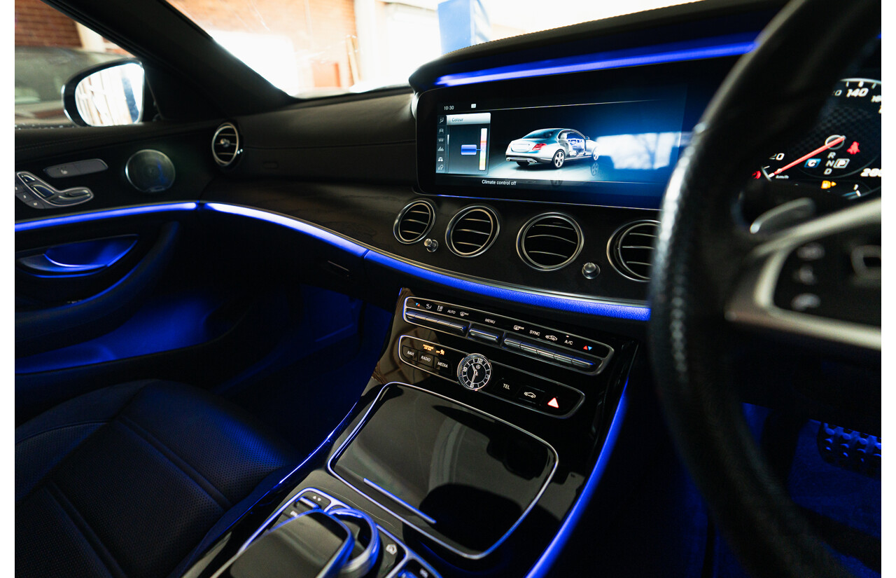 05/2017 Mercedes Benz E43 AMG 4Matic (AWD) MY17 W213 4d Sedan Iridium Silver Metallic Twin Turbo V6 3.0L