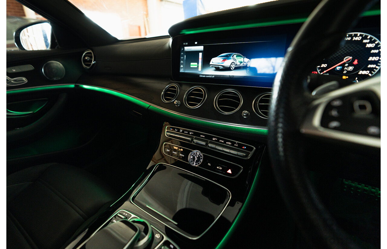 05/2017 Mercedes Benz E43 AMG 4Matic (AWD) MY17 W213 4d Sedan Iridium Silver Metallic Twin Turbo V6 3.0L