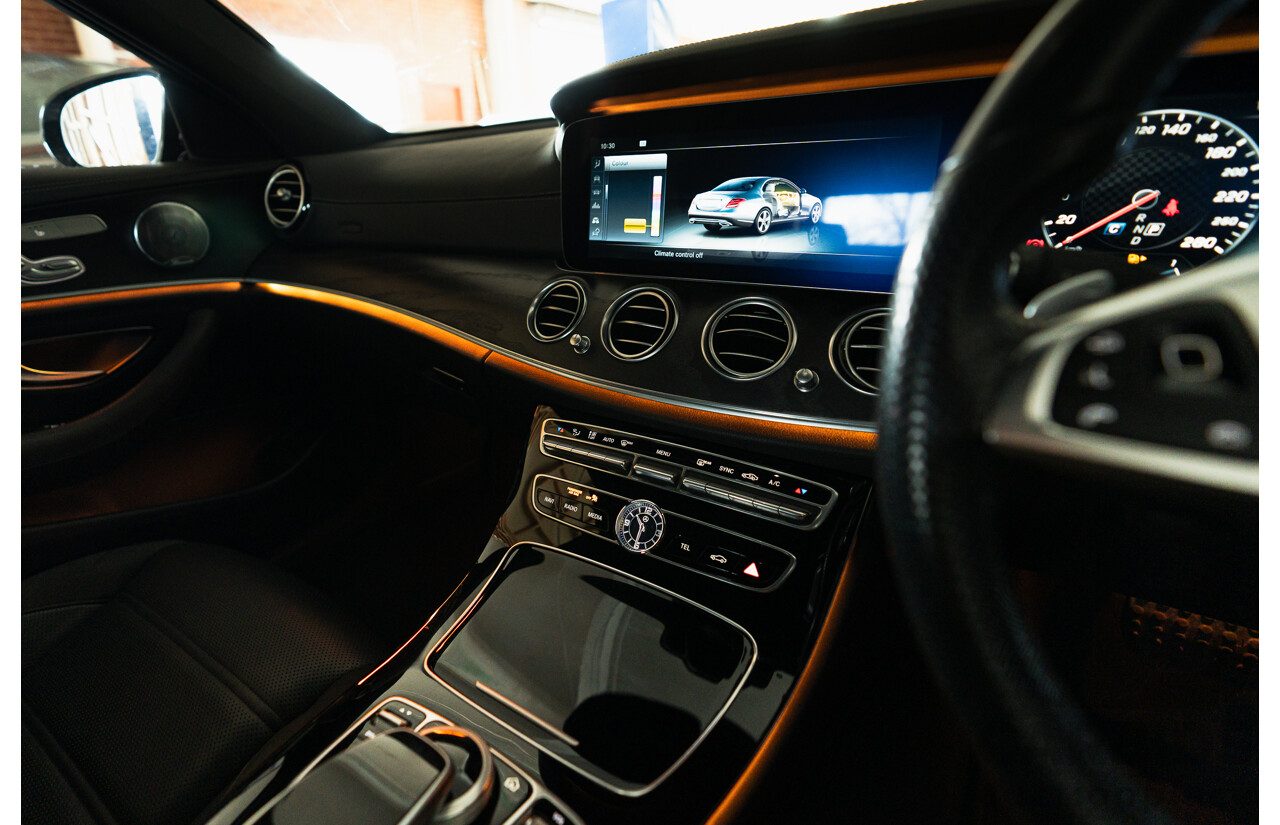 05/2017 Mercedes Benz E43 AMG 4Matic (AWD) MY17 W213 4d Sedan Iridium Silver Metallic Twin Turbo V6 3.0L