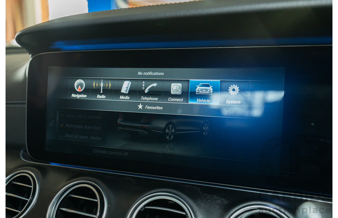 05/2017 Mercedes Benz E43 AMG 4Matic (AWD) MY17 W213 4d Sedan Iridium Silver Metallic Twin Turbo V6 3.0L