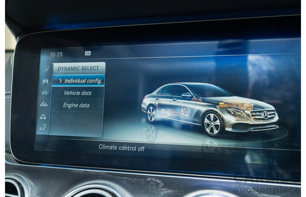 05/2017 Mercedes Benz E43 AMG 4Matic (AWD) MY17 W213 4d Sedan Iridium Silver Metallic Twin Turbo V6 3.0L