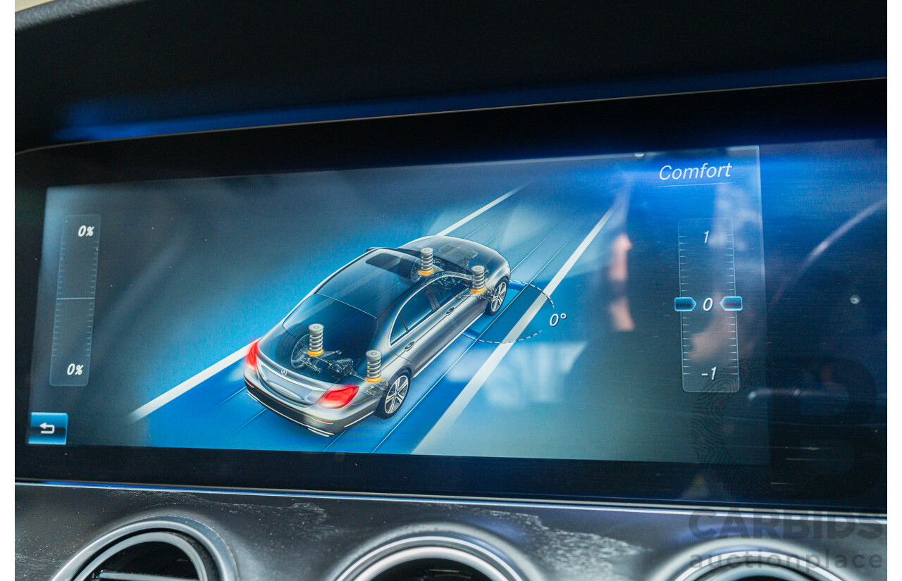 05/2017 Mercedes Benz E43 AMG 4Matic (AWD) MY17 W213 4d Sedan Iridium Silver Metallic Twin Turbo V6 3.0L