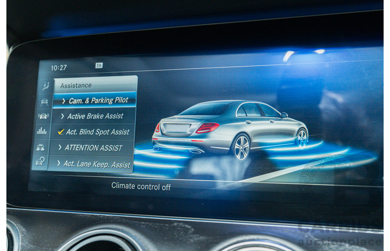 05/2017 Mercedes Benz E43 AMG 4Matic (AWD) MY17 W213 4d Sedan Iridium Silver Metallic Twin Turbo V6 3.0L