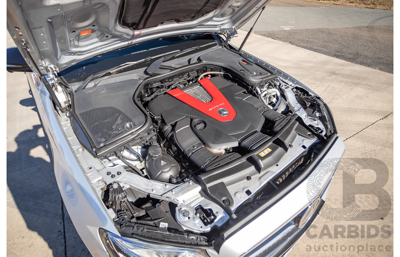 05/2017 Mercedes Benz E43 AMG 4Matic (AWD) MY17 W213 4d Sedan Iridium Silver Metallic Twin Turbo V6 3.0L