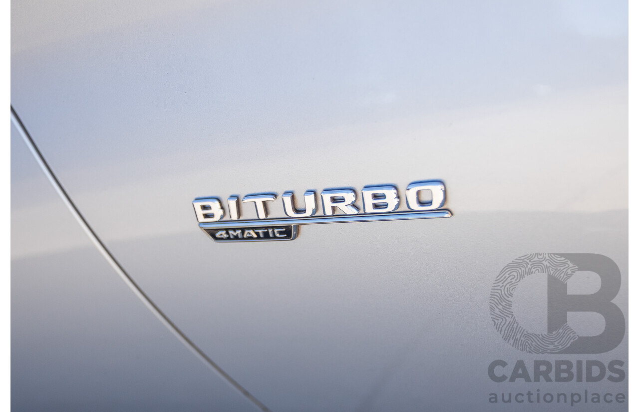 05/2017 Mercedes Benz E43 AMG 4Matic (AWD) MY17 W213 4d Sedan Iridium Silver Metallic Twin Turbo V6 3.0L