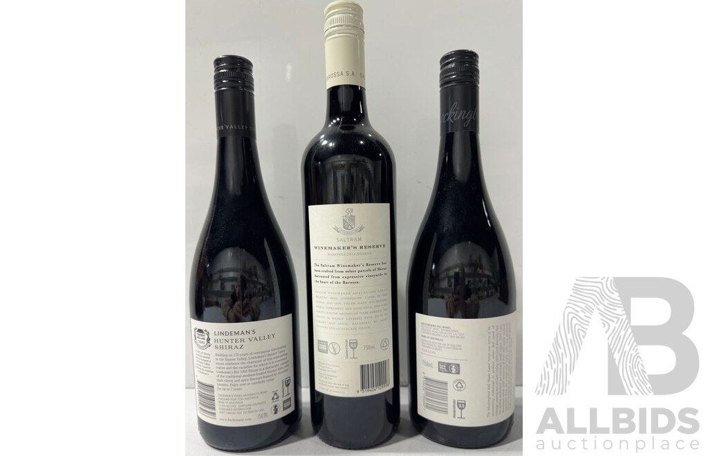 Three Bottles of Australian Shiraz