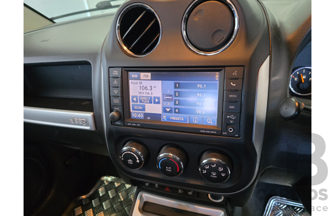 4/2014 Jeep Compass North (4x2) MK MY14 4d Wagon White 2.0L