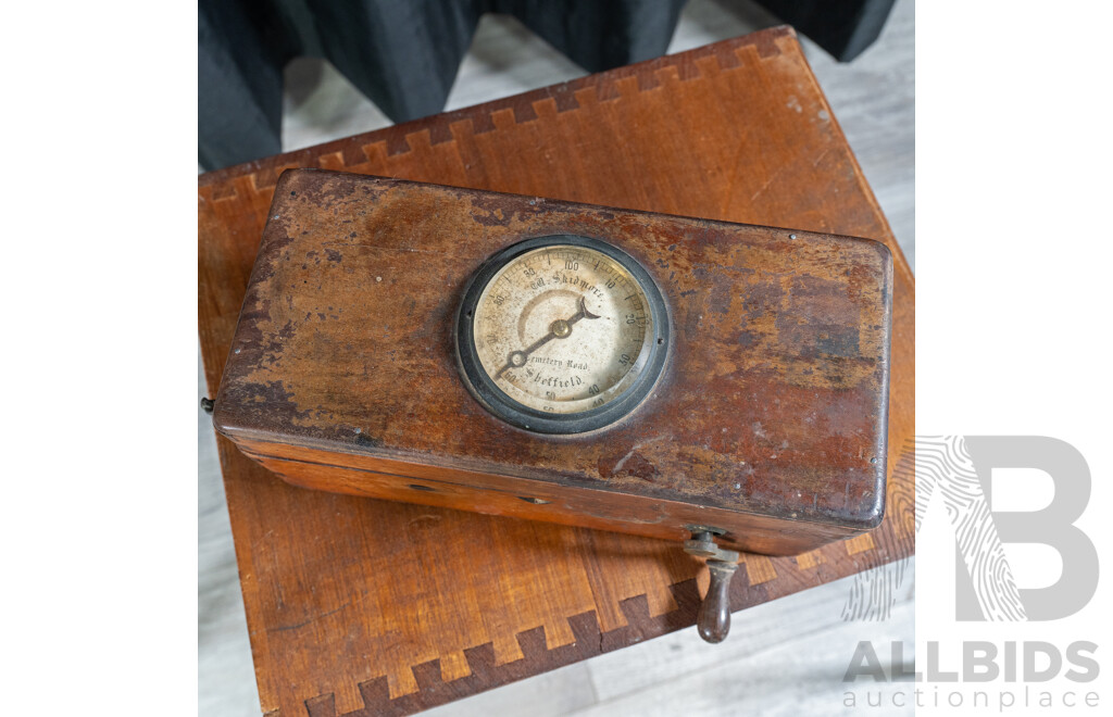 Interesting Antique English Made 'Improved Magneto-Electric Machine', Manufactured by William Skidmore