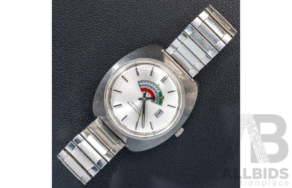 Certina Biostar Electronic Vintage 1971 Mens Watch, 13 Jewels, 7501-001