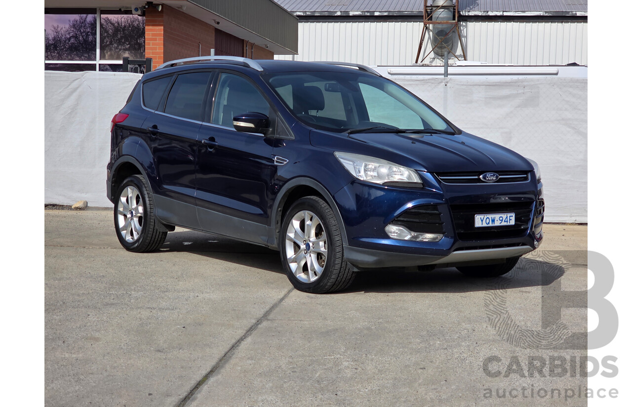 4/2013 Ford Kuga Trend (AWD) TF 4d Wagon Ink Blue Turbo 1.6L
