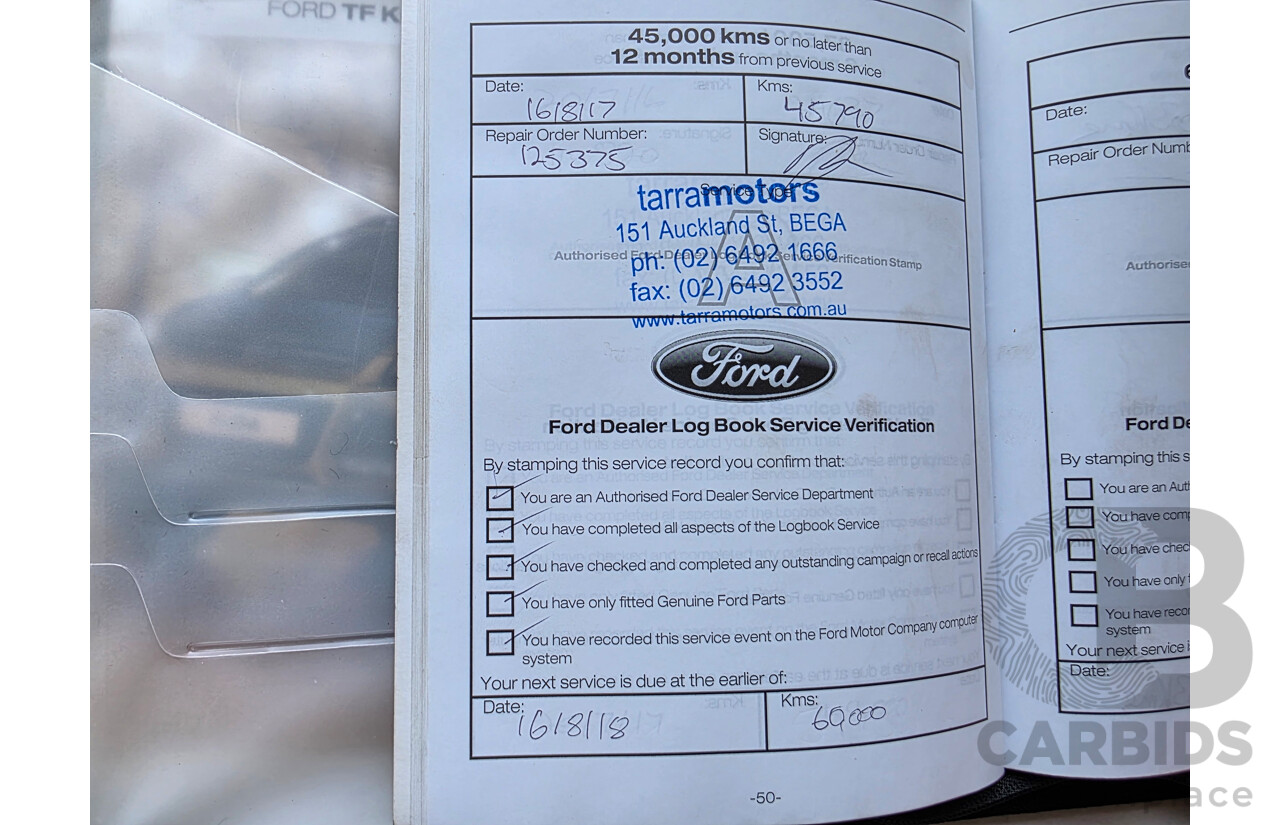 4/2013 Ford Kuga Trend (AWD) TF 4d Wagon Ink Blue Turbo 1.6L