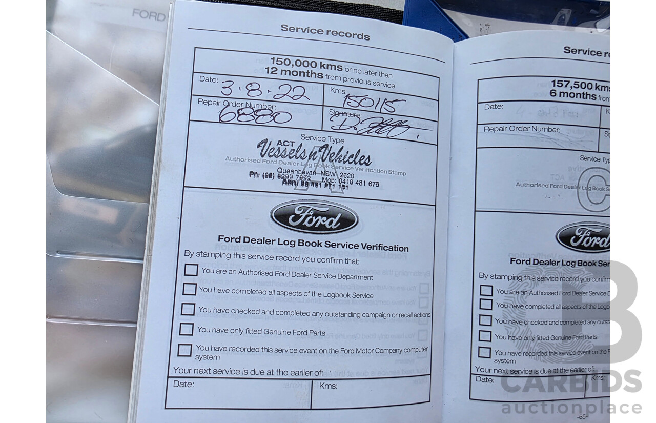 4/2013 Ford Kuga Trend (AWD) TF 4d Wagon Ink Blue Turbo 1.6L