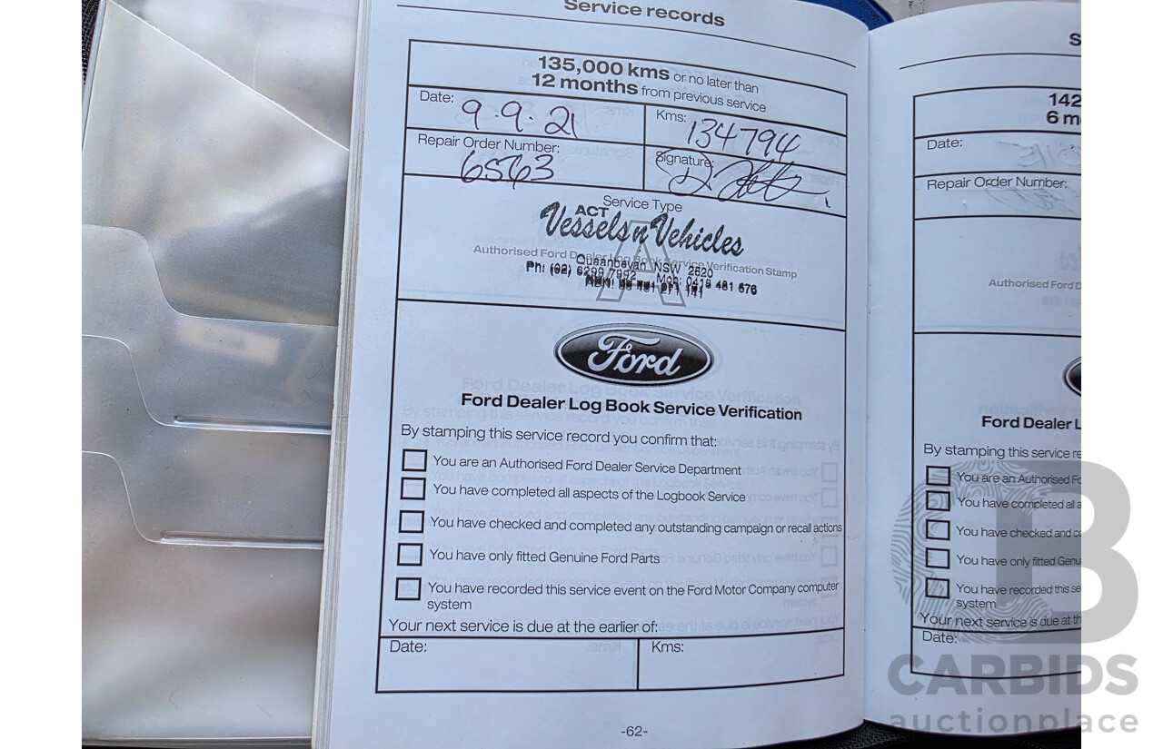 4/2013 Ford Kuga Trend (AWD) TF 4d Wagon Ink Blue Turbo 1.6L