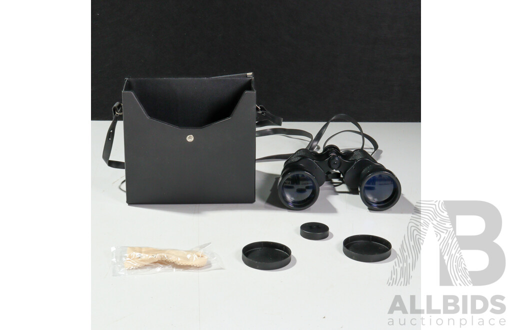 Hanimex 10 X 50 Coated Optics Binoculars in Hard Case