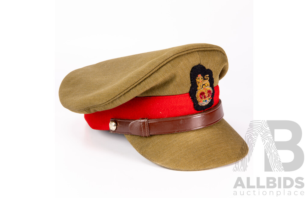 Vintage Australian & British Army Uniform with Two Jackets Each with Two Bath Stars to Epaulets,Two Sets Dress Trousers, Hat, Great Coat and More