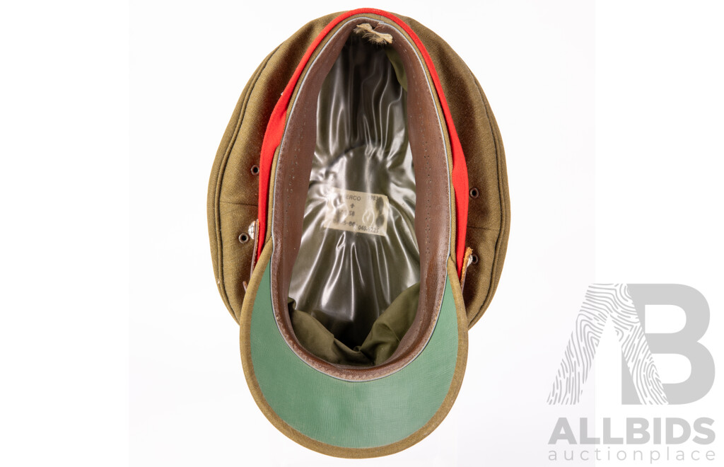 Vintage Australian & British Army Uniform with Two Jackets Each with Two Bath Stars to Epaulets,Two Sets Dress Trousers, Hat, Great Coat and More