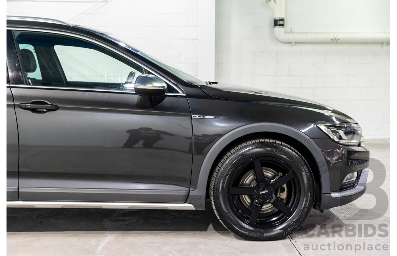 04/2019 Volkswagen Passat Alltrack Wolfsburg Edition (AWD) 3C MY18 4d Wagon Manganese Grey Metallic Turbo Diesel 2.0L