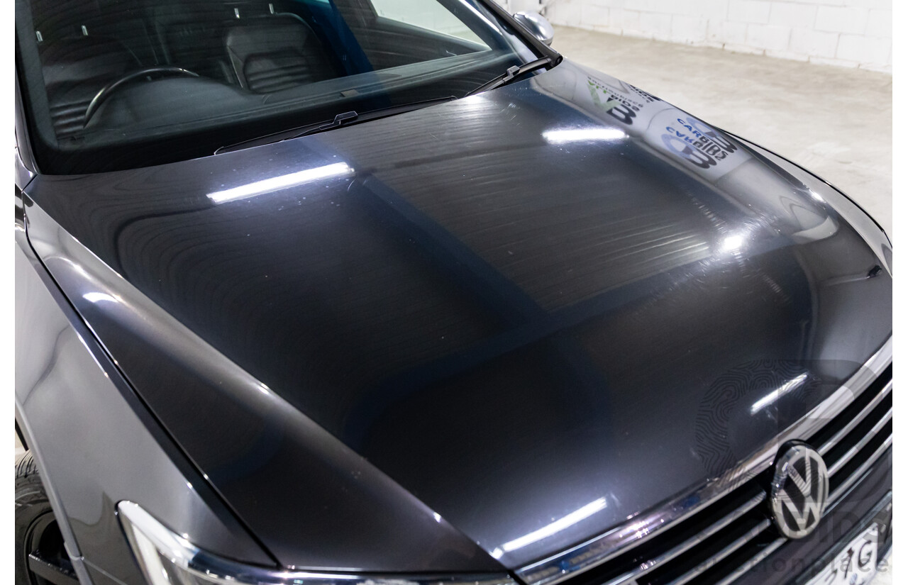 04/2019 Volkswagen Passat Alltrack Wolfsburg Edition (AWD) 3C MY18 4d Wagon Manganese Grey Metallic Turbo Diesel 2.0L