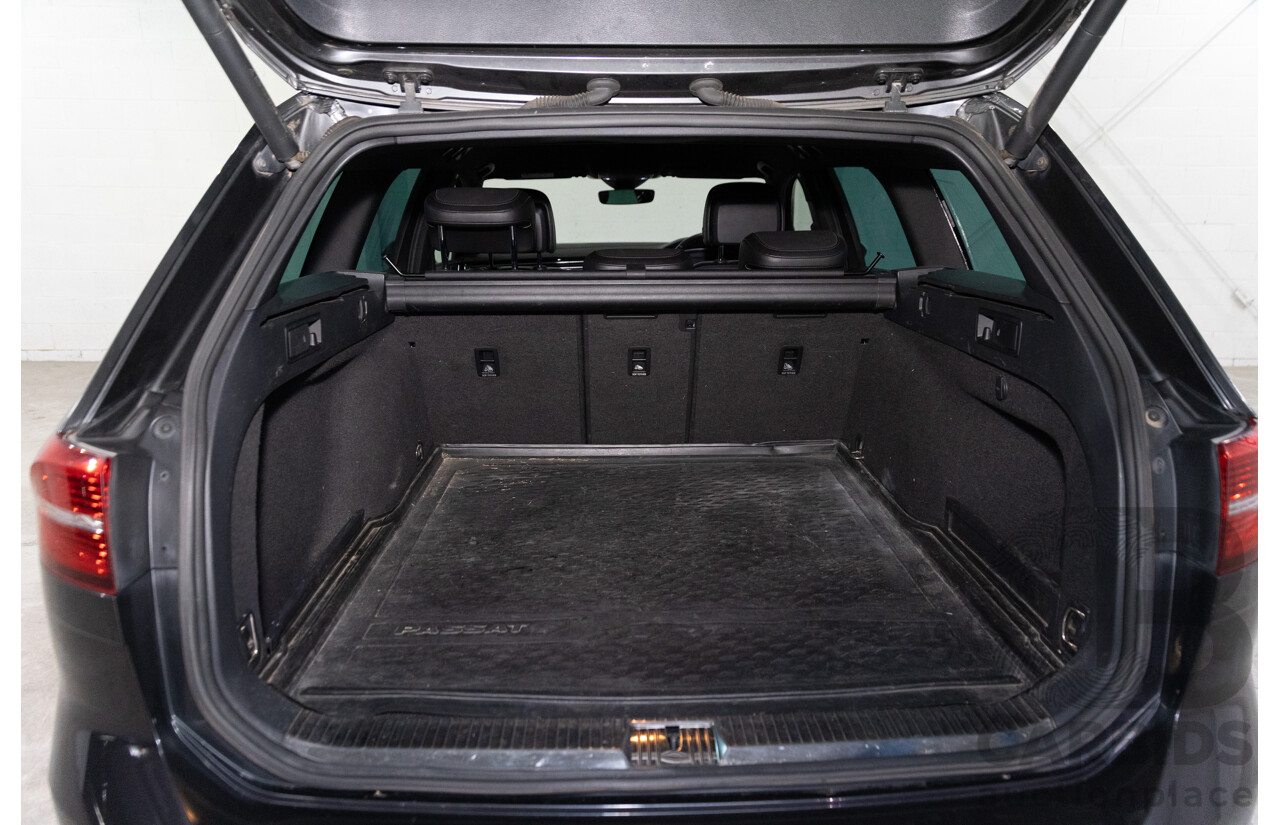 04/2019 Volkswagen Passat Alltrack Wolfsburg Edition (AWD) 3C MY18 4d Wagon Manganese Grey Metallic Turbo Diesel 2.0L