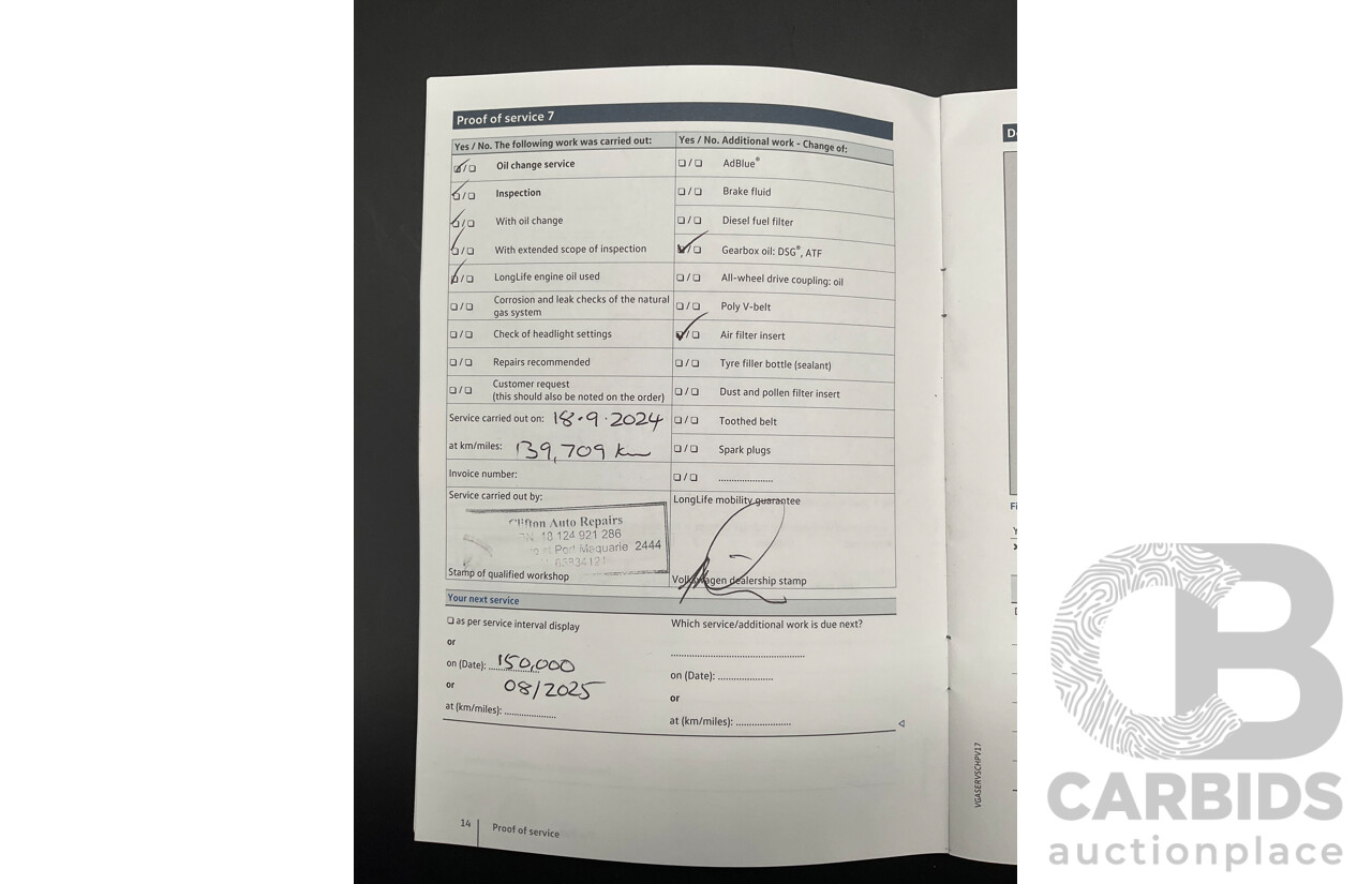 04/2019 Volkswagen Passat Alltrack Wolfsburg Edition (AWD) 3C MY18 4d Wagon Manganese Grey Metallic Turbo Diesel 2.0L