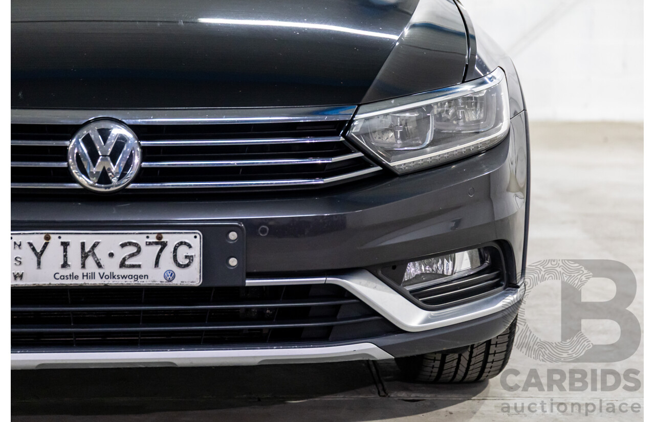 04/2019 Volkswagen Passat Alltrack Wolfsburg Edition (AWD) 3C MY18 4d Wagon Manganese Grey Metallic Turbo Diesel 2.0L