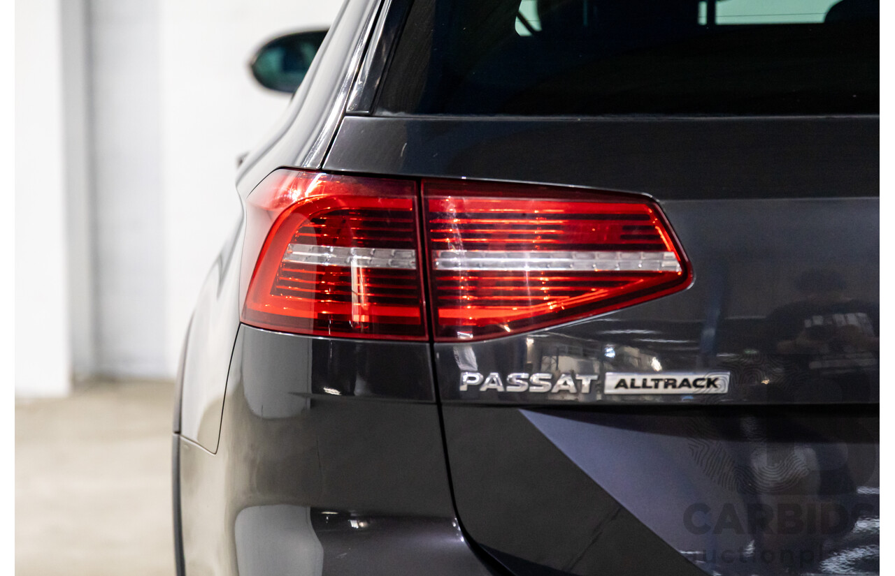 04/2019 Volkswagen Passat Alltrack Wolfsburg Edition (AWD) 3C MY18 4d Wagon Manganese Grey Metallic Turbo Diesel 2.0L