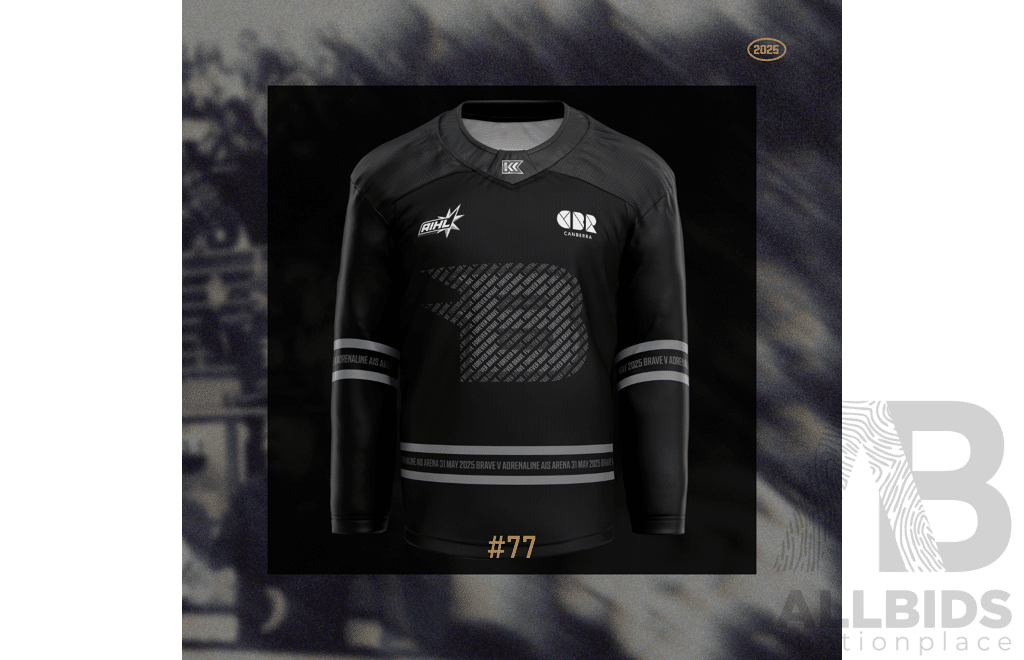 2025 Canberra Brave AIS Jersey - #77 BRAVE 