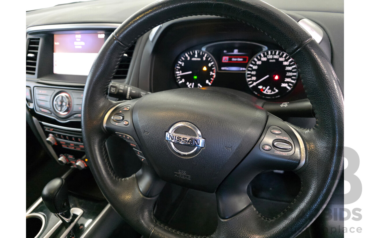 08/2017 Nissan Pathfinder ST (4x2) FWD R52 MY17 SERIES 2 4D Wagon Grey 3.5L - 7 Seats
