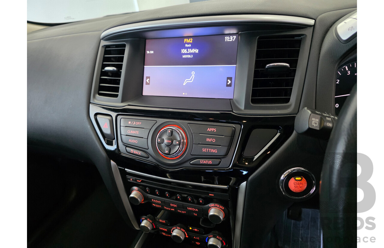 08/2017 Nissan Pathfinder ST (4x2) FWD R52 MY17 SERIES 2 4D Wagon Grey 3.5L - 7 Seats