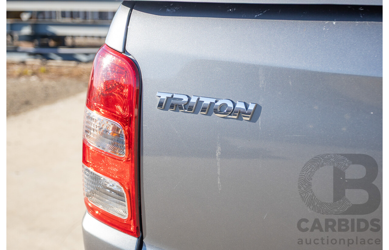 1/2017 Mitsubishi Triton Exceed (4x4) MQ MY17 Dual Cab Utility Titanium Grey Metallic Turbo Diesel 2.4L