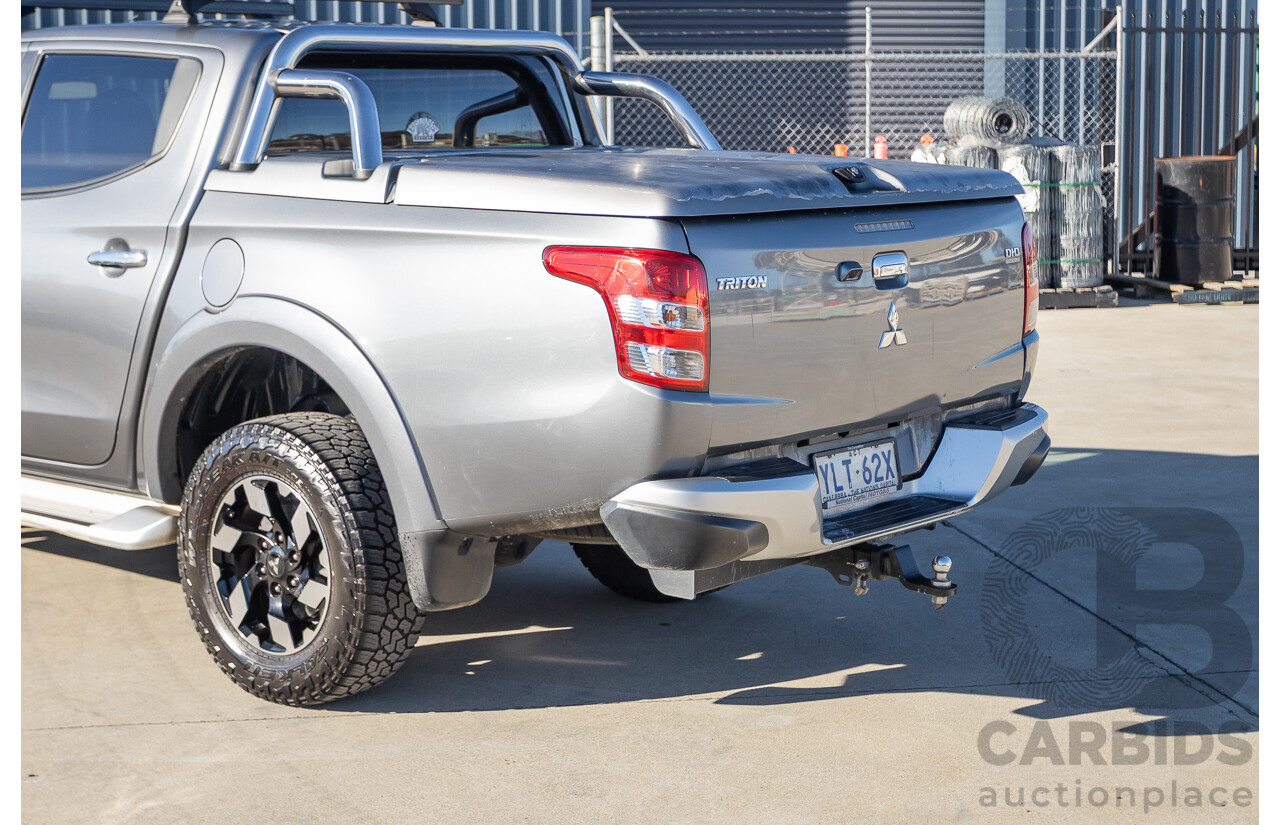 1/2017 Mitsubishi Triton Exceed (4x4) MQ MY17 Dual Cab Utility Titanium Grey Metallic Turbo Diesel 2.4L