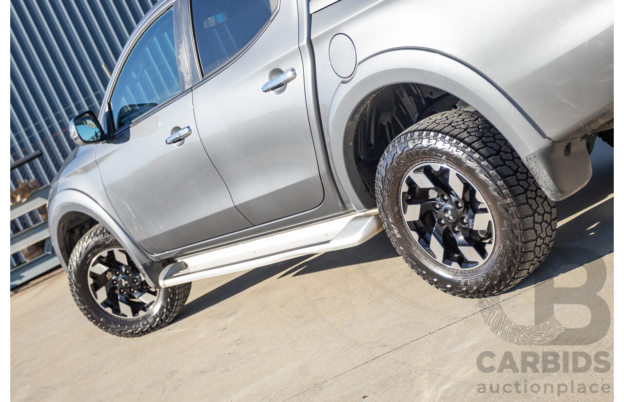 1/2017 Mitsubishi Triton Exceed (4x4) MQ MY17 Dual Cab Utility Titanium Grey Metallic Turbo Diesel 2.4L