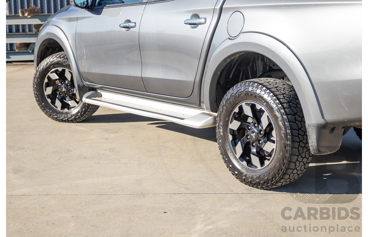 1/2017 Mitsubishi Triton Exceed (4x4) MQ MY17 Dual Cab Utility Titanium Grey Metallic Turbo Diesel 2.4L