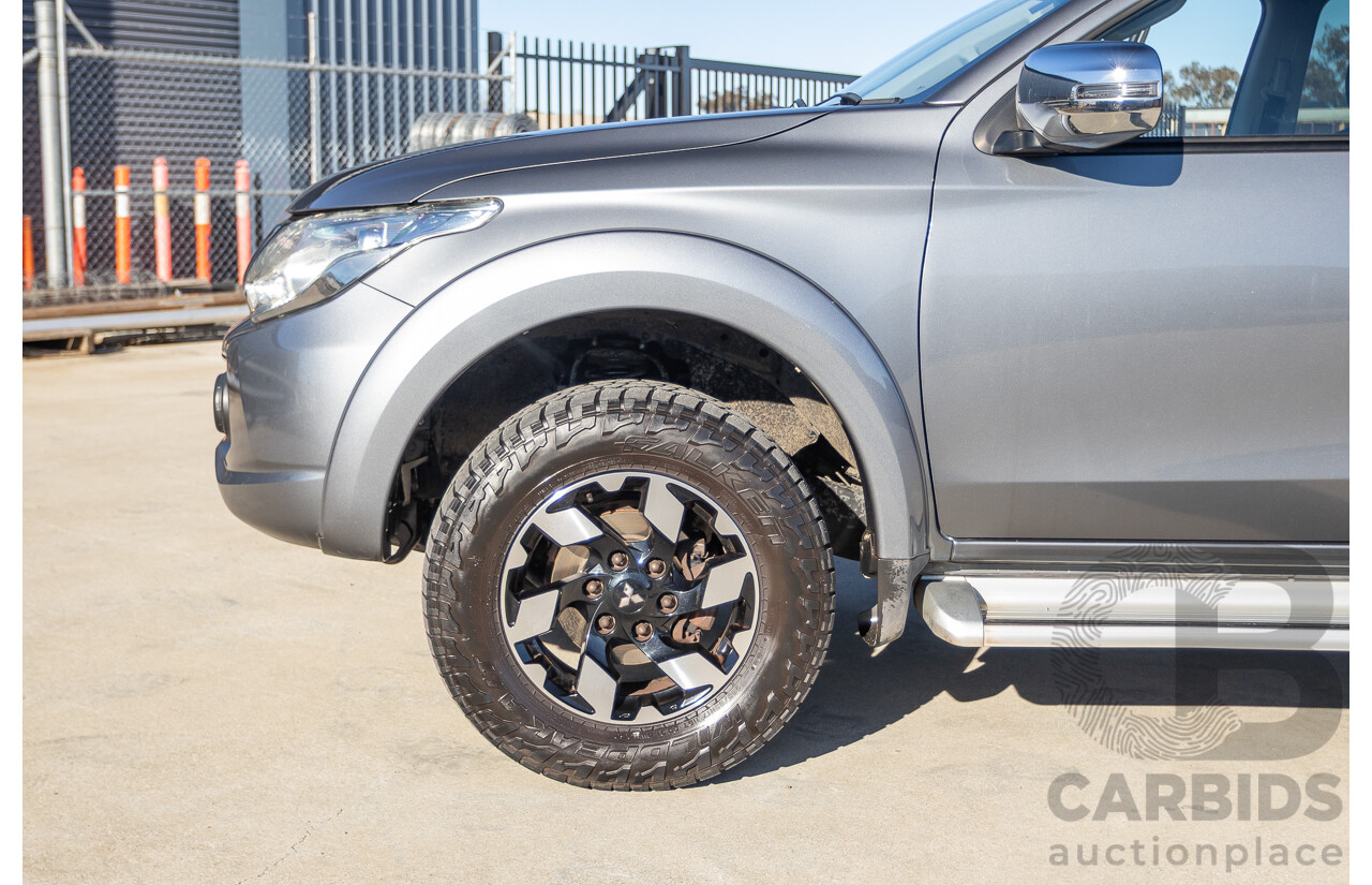 1/2017 Mitsubishi Triton Exceed (4x4) MQ MY17 Dual Cab Utility Titanium Grey Metallic Turbo Diesel 2.4L