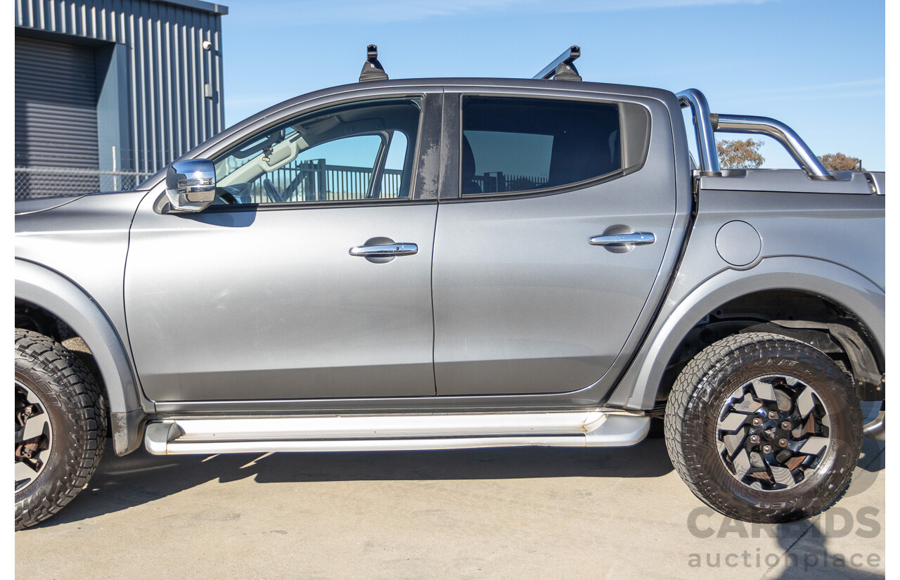 1/2017 Mitsubishi Triton Exceed (4x4) MQ MY17 Dual Cab Utility Titanium Grey Metallic Turbo Diesel 2.4L