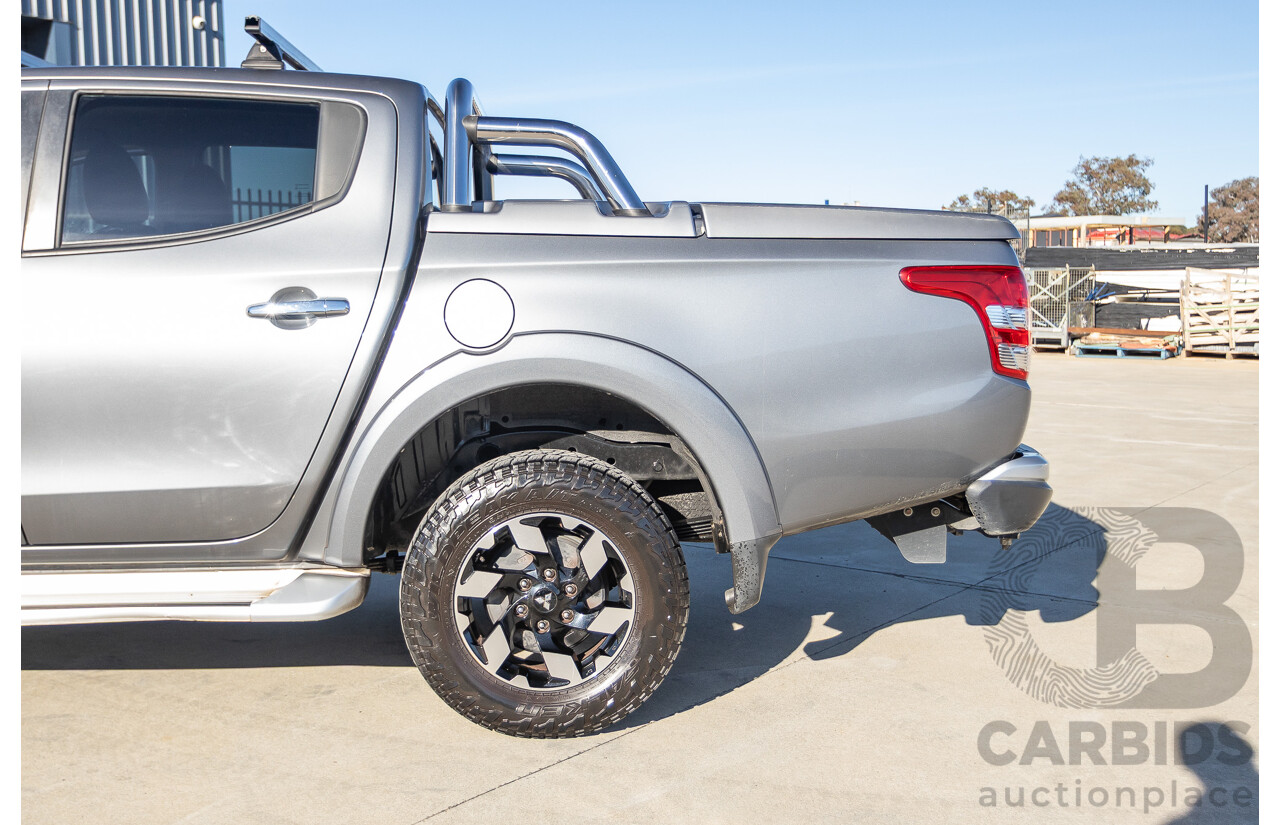 1/2017 Mitsubishi Triton Exceed (4x4) MQ MY17 Dual Cab Utility Titanium Grey Metallic Turbo Diesel 2.4L