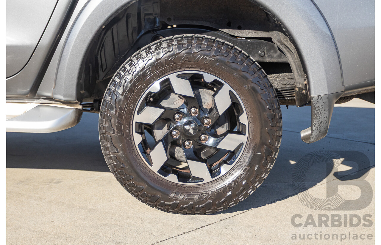 1/2017 Mitsubishi Triton Exceed (4x4) MQ MY17 Dual Cab Utility Titanium Grey Metallic Turbo Diesel 2.4L