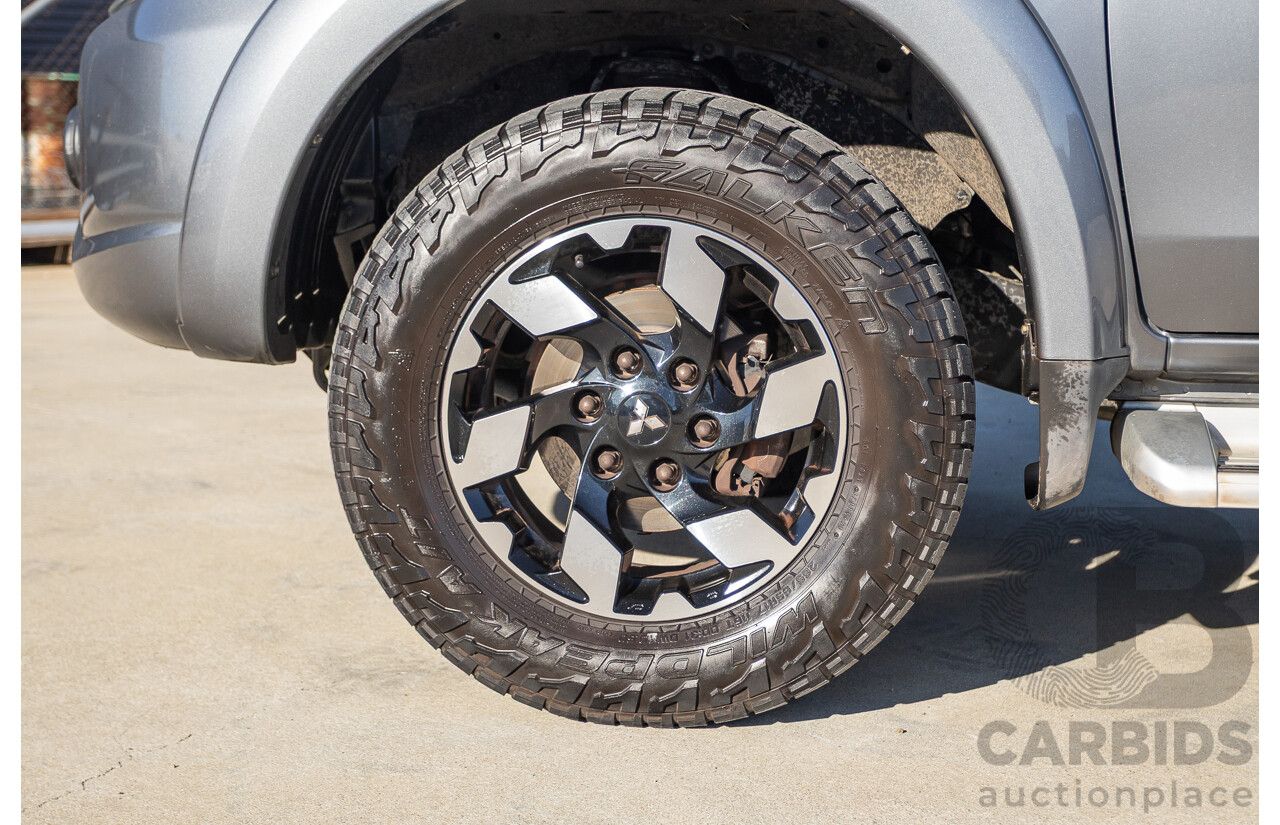 1/2017 Mitsubishi Triton Exceed (4x4) MQ MY17 Dual Cab Utility Titanium Grey Metallic Turbo Diesel 2.4L