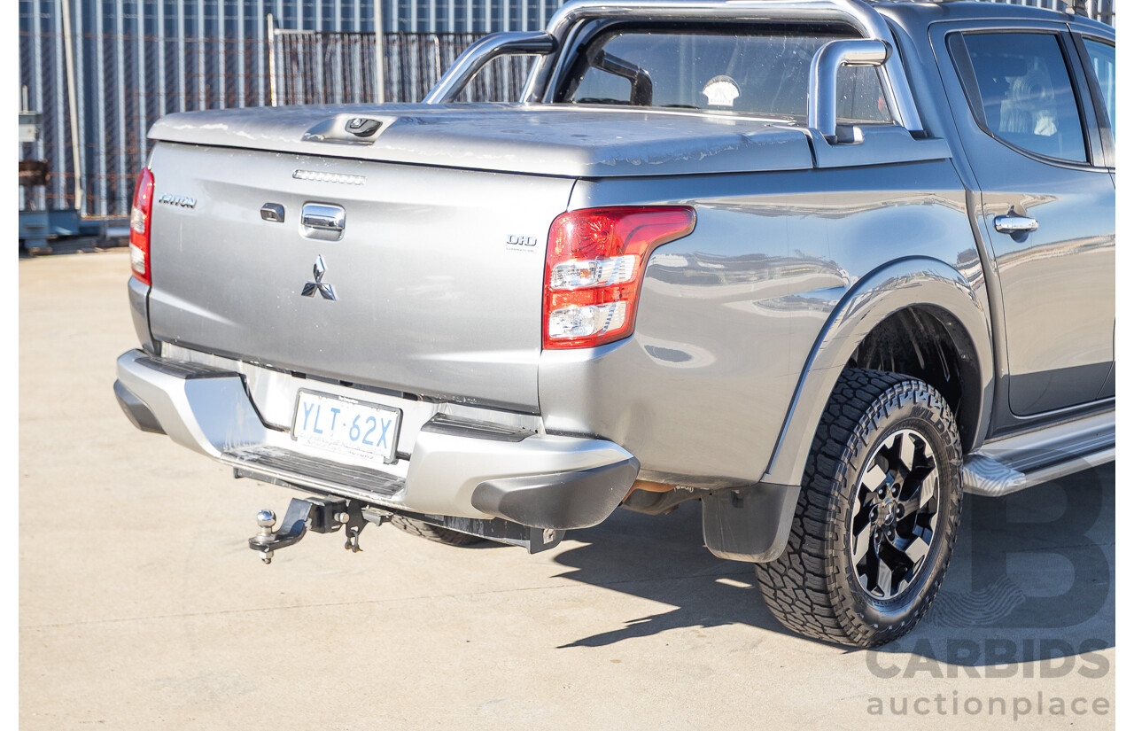 1/2017 Mitsubishi Triton Exceed (4x4) MQ MY17 Dual Cab Utility Titanium Grey Metallic Turbo Diesel 2.4L