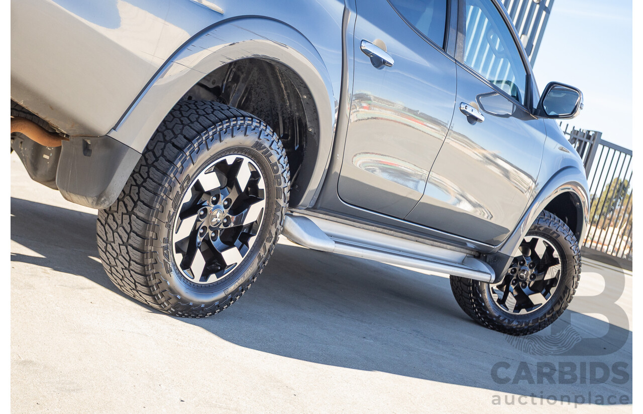 1/2017 Mitsubishi Triton Exceed (4x4) MQ MY17 Dual Cab Utility Titanium Grey Metallic Turbo Diesel 2.4L