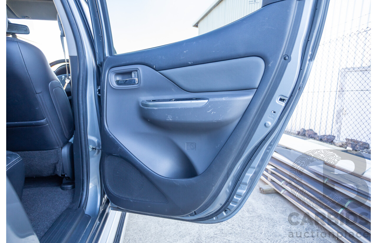 1/2017 Mitsubishi Triton Exceed (4x4) MQ MY17 Dual Cab Utility Titanium Grey Metallic Turbo Diesel 2.4L